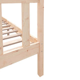 Bed Frame without Mattress Solid Wood Pine Double 3101323