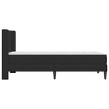 Bed Frame with Mattress with Headboard Black 90 x 190 cm Velvet 3415246