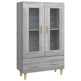 Highboard Grey Sonoma 70x31x115 cm Engineered Wood 817478