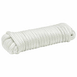 Boat Rope 15 m 2 White Polyester 42029826
