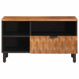 TV Cabinet Acacia Brown Finish 80 x 33 x 46 cm Solid Mango Wood 4017917