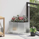 Corner Planter Silver 45 x 45 x 35 cm Galvanised steel 883652