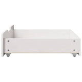 Under-Bed Drawers 2 pcs White 65x55x17 cm Solid Wood Pine 850936