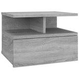 Floating Nightstand 2 pcs Grey Sonoma 40x31x27 cm Engineered Wood 815315