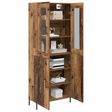 Highboard Old Wood 69.5 x 34 x 180 cm Engineered Wood 3415809