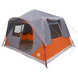 Instant Tent with Roof Grey and Orange 365 x 380 x 200 cm 42028701
