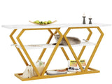Console table - 120 x 29.5 x 80 cm - Dining & kitchen table, balcony table - Wooden table N639P383124W