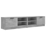 TV Cabinets 2 pcs Concrete Grey 80x35x36.5 cm Engineered Wood 811475