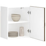 Kitchen Wall Cabinets 2 pcs Kalmar Brown Oak Engineered Wood 853572