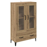Highboard Artisan Oak 70 x 31 x 115 cm Engineered Wood and Iron 880861