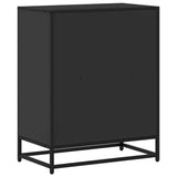 Book Cabinet Black 60x35x76 cm Engineered Wood 849099