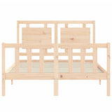 Bed Frame without Mattress 120x200 cm Solid Wood Pine 3192161