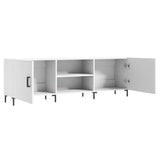 TV Cabinet White 150x30x50 cm Engineered Wood 829100