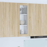 Hanging Cabinet Sonoma Oak 40 x 31 x 100 cm Engineered Wood 884380