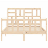 Bed Frame without Mattress 120x200 cm Solid Wood Pine 3193071