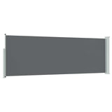 Retractable Side Awning Anthracite 300 x 100 cm Polyester 42035286