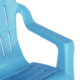 Garden Chairs 2 pcs for Children Blue 37x34x44 cm PP Wooden Look 364739