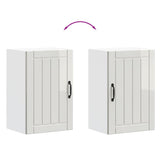 Kitchen Wall Cabinet Lucca High Gloss White Engineered Wood 853789