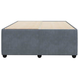 Bed Frame without Mattress Dark Grey 120x200 cm Velvet 3285001