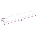 Bathroom Countertop 180x50x cm Untreated Solid Wood 3156070