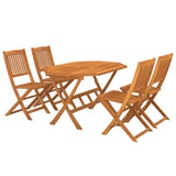 Dining Set Natural wood finish Solid acacia wood Medium 3086998