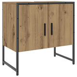 Bathroom Sink Cabinet Artisan Oak 60x33x60 cm Engineered Wood 857703