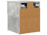 Bed Cabinet 2 pcs Concrete Grey 29 x 31.5 x 49 cm 8001104
