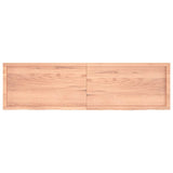 Table Top Light Brown 180x50x cm Treated Solid Wood Oak 3156392