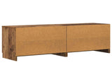Bed Cabinet 2 pcs Old Wood 66 x 35 x 48 cm Engineered Wood 893721
