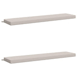 2-Piece Bench Cushions SOEST 2 pcs 100% Polyester White 950073