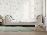 Toddler Bed Frame with Headboard Light Grey 70 x 140 cm 42010846