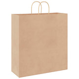 Paper Bags 250 pcs with Handles Brown 45x17x48 cm 4101597