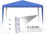 3 x 3M Garden Pop Up Gazebo Height Adjustable Marquee Party Tent Wedding Canopy with Carrying Bag, T3398P323915