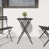 Bistro Table Anthracite 50 x 71 cm Powder-coated Steel 42002966