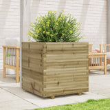 Garden Planter 70x70x72 cm Impregnated Wood Pine 3282623