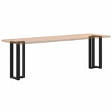 ZNTS Console Table Legs T-Shaped 2 pcs Black 38x25x cm Steel 4013044