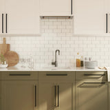 Cabinet Handles 10 pcs Black 320 mm Stainless Steel 3203677