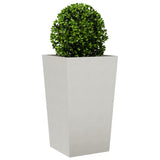 ZNTS Garden Planters 45x45x75 cm 2 pcs Stainless Steel 851103