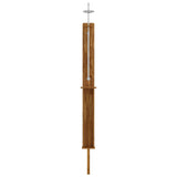 Outdoor Shower 257 cm Solid Acacia Wood and Stainless Steel 903120