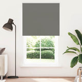 Roller Blind Blackout Grey 130x230 cm Fabric Width 126.6 cm Polyester 4011212
