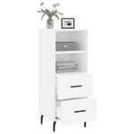 ZNTS Sideboard White 34.5x34x90 cm Engineered Wood 828684