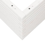 ZNTS Garden Planter White 50x50x45.5 cm Solid Wood Pine 847244