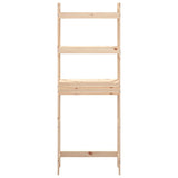 Toilet Rack 63x26x171 cm Solid Wood Pine 824658