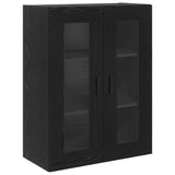 Highboard 2 pcs Black Oak Engineered Wood 3416088