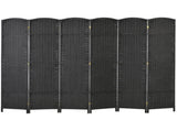 6 Panel Folding Room Divider, Freestanding Privacy Screen for Living Room, Bedroom and Office, 240 x T3398P423078