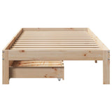 Bed Frame with Drawers without Mattress 90x200 cm 3301942