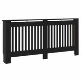 Radiator Cover 2 pcs Black 172 x 19 x 81.5cm Engineered Wood 3403235