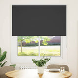Roller Blind Blackout Black 125x130 cm Fabric Width 121,6 cm Polyester 4010847