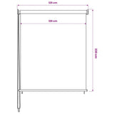 Outdoor Roller Blind 125 cm Anthracite 43494