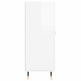 Sideboard High Gloss White 69.5x34x90 cm Engineered Wood 828022